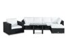Kerti bútor Comfort Garden 1424 (Fekete + Fehér)