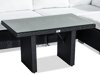 Kerti bútor Comfort Garden 1424 (Fekete + Fehér)