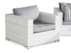 Conjunto de mobiliário para o exterior Comfort Garden 1424 (Branco + Cinzento)