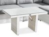 Conjunto de mobiliário para o exterior Comfort Garden 1424 (Branco + Cinzento)