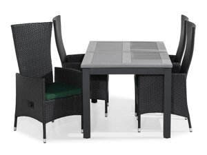 Conjunto de mesa y sillas Comfort Garden 1441 (Verde)