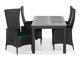 Asztal és szék garnitúra Comfort Garden 1441 (Zöld)
