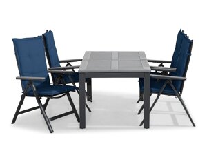 Tisch und Stühle Comfort Garden 1445 (Blau)