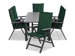 Conjunto de mesa y sillas Comfort Garden 1446 (Verde)