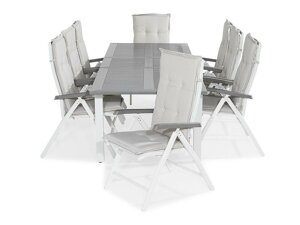 Laua ja toolide komplekt Comfort Garden 1453 (Valge)