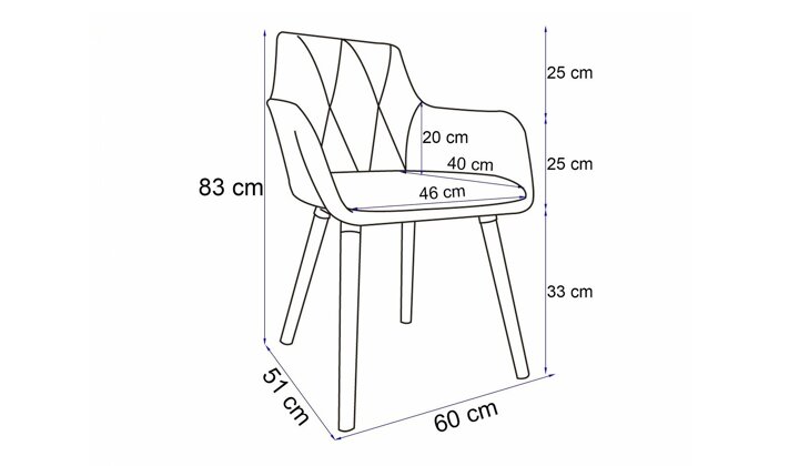 Krēslu komplekts 486878 (2 gab.)