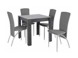 Set sala da pranzo Tulsa 569 (Grigio)