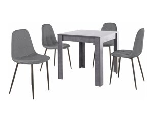 Set sala da pranzo Tulsa 570 (Grigio)