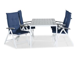 Conjunto de mesa e cadeiras Comfort Garden 1672 (Azul)