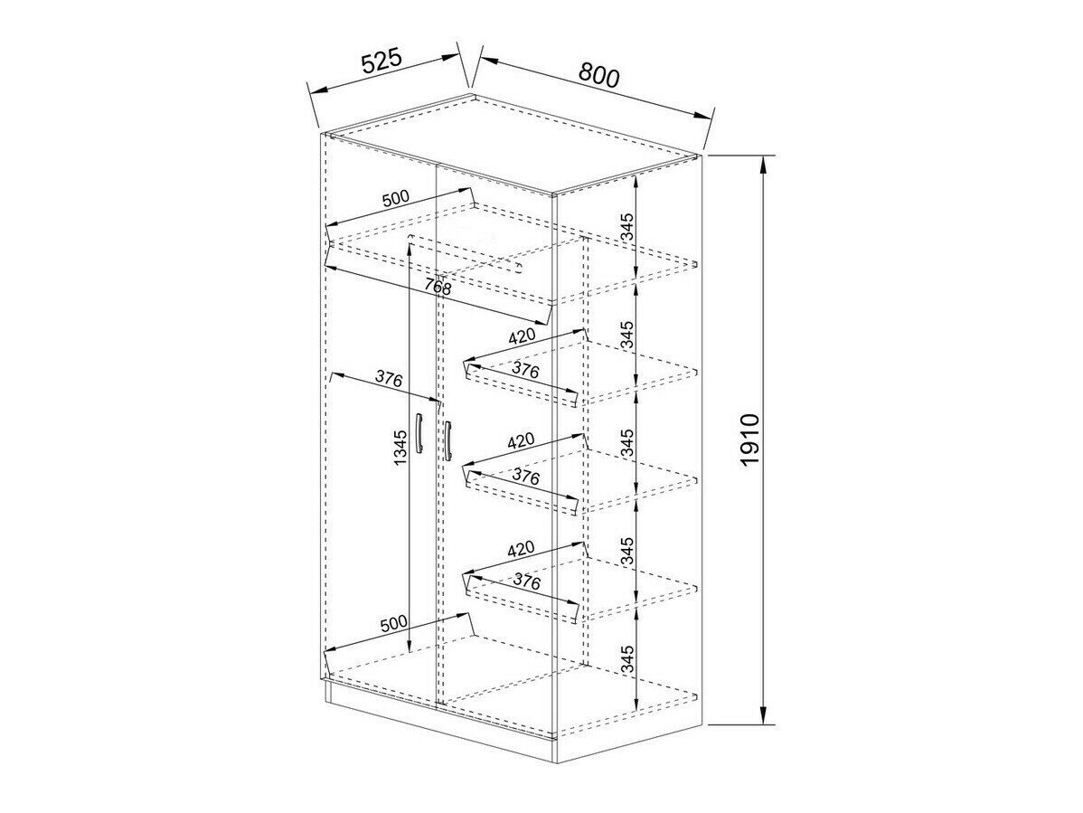 Roupeiro Portland B108 (Noz) Mobiliário para sala de estar Moveis.pt