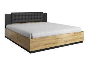 Кровать Austin AN103 (Artisan дуб + Матовый черный)