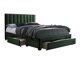 Κρεβάτι Houston 869 (Σκούρο πράσινο)