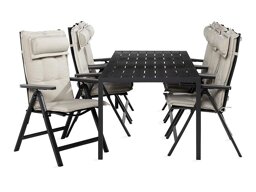 Conjunto de mesa y sillas Comfort Garden 1496 (Blanco)