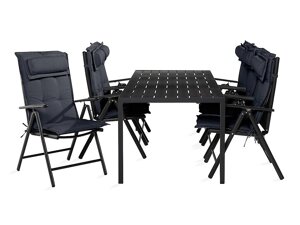 Conjunto de mesa e cadeiras Comfort Garden 1495 (Cinzento)
