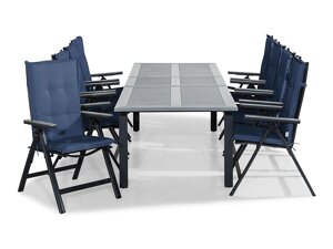 Conjunto de mesa y sillas Comfort Garden 1494 (Azul)