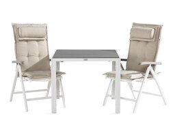 Conjunto de mesa e cadeiras Comfort Garden 1486 (Branco)