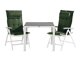Asztal és szék garnitúra Comfort Garden 1486 (Zöld)