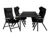 Laua ja toolide komplekt Comfort Garden 1512 (Must)