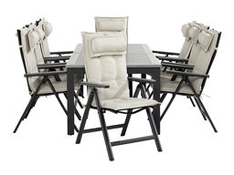 Conjunto de mesa e cadeiras Comfort Garden 1508 (Branco)