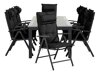 Σετ Τραπέζι και καρέκλες Comfort Garden 1504 (Μαύρο)
