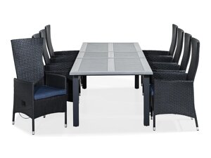 Conjunto de mesa y sillas Comfort Garden 1592 (Azul)