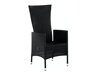 Σετ Τραπέζι και καρέκλες Comfort Garden 1578 (Μαύρο)