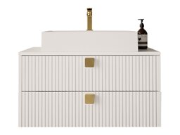 Mueble de baño colgado para lavabo Merced R103 (Blanco)