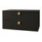 Mueble de baño colgado para lavabo Merced R103 (Negro)