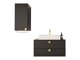 Set bagno Merced R105 (Nero)