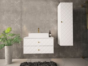 Badezimmer-Set Merced E101 (Weiß)