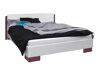Κρεβάτι Murrieta 110 (Άσπρο + Γυαλιστερό Μωβ)