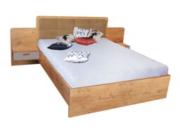 Легло Reno C104 (Дъб ланцет) С нощни шкафчета