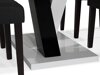Маса и столове за трапезария Scandinavian Choice 687 (Тъмно сив)