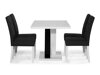 Маса и столове за трапезария Scandinavian Choice 687 (Тъмно сив + Бял)
