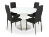 Маса и столове за трапезария Scandinavian Choice 702 (Черен)