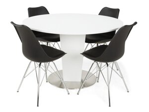 Set sala da pranzo Scandinavian Choice 704 (Nero)