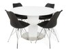 Маса и столове за трапезария Scandinavian Choice 704 (Черен)