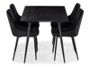 Маса и столове за трапезария Parkland 221 (Черен)