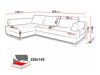 Ecksofa Lincoln 171 (Zetta 291)