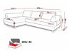 Ecksofa Lincoln 171 (Zetta 302)