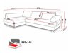 Ecksofa Lincoln 171 (Zetta 305)