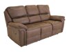 Sofá reclinável Dallas E101 (Castanho)