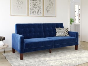 Καναπές κρεβάτι Tulsa 128 (Μπλε)