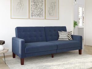 Sofa lova Tulsa 128 (Tamsi mėlyna)