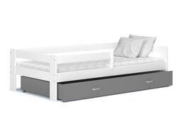 Κρεβάτι Aurora 125 (Άσπρο Γκρι)