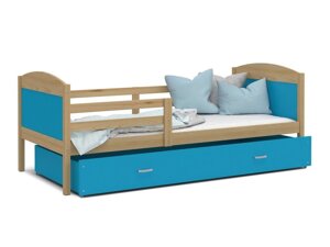 Κρεβάτι Aurora 127 (Πεύκο Μπλε)