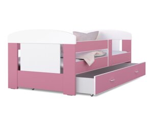Кровать Aurora A100 (Розовый + Белый)