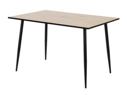 Tisch Oakland 357 (Eichenholzoptik gebleicht + Schwarz)