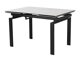 Tisch Oakland 390 (Weisser Marmor + Schwarz)