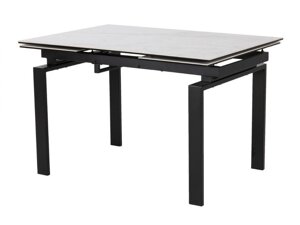 Tisch Oakland 390 (Weißer Marmor + Schwarz)